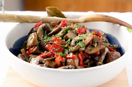 ترشی قارچ و فلفل دلمه؛ طعم جدید از ترشی