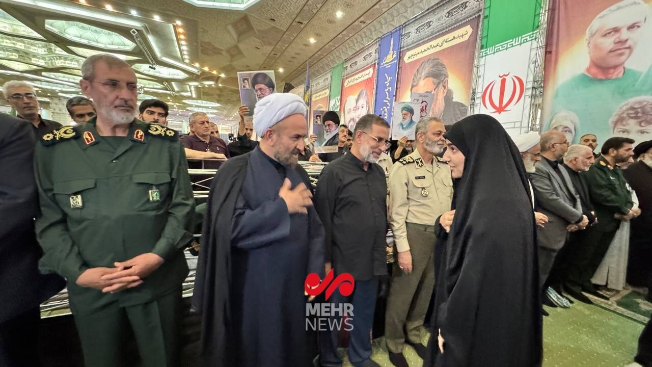 فرماندهان ارشد نظامی در مراسم گرامیداشت شهدای اقتدار ایران | تصاویر