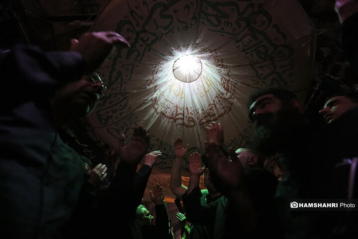 آیین عزاداری تاسوعای حسینی در بازار بزرگ تهران