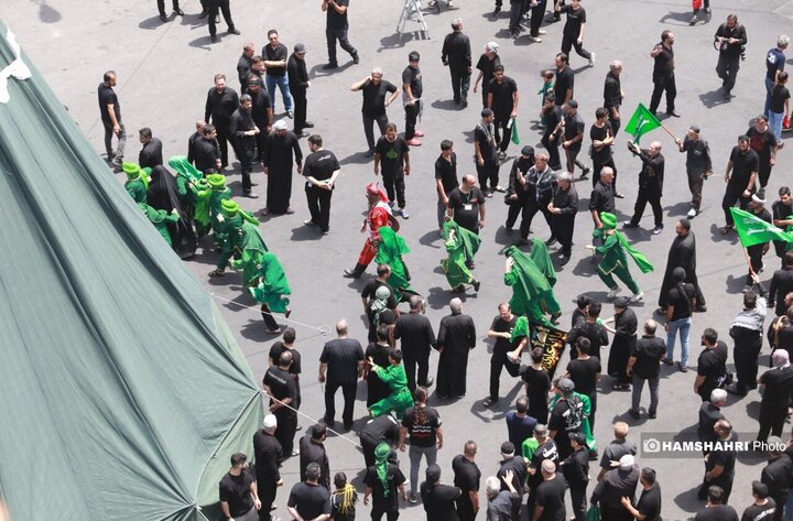 مراسم عزاداری روز عاشورا - چهارراه گلوبندک