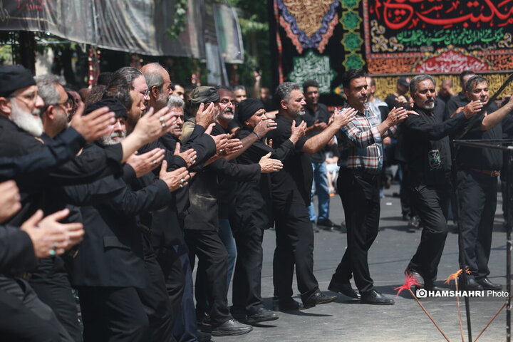 مراسم عزاداری روز عاشورا - چهارراه گلوبندک
