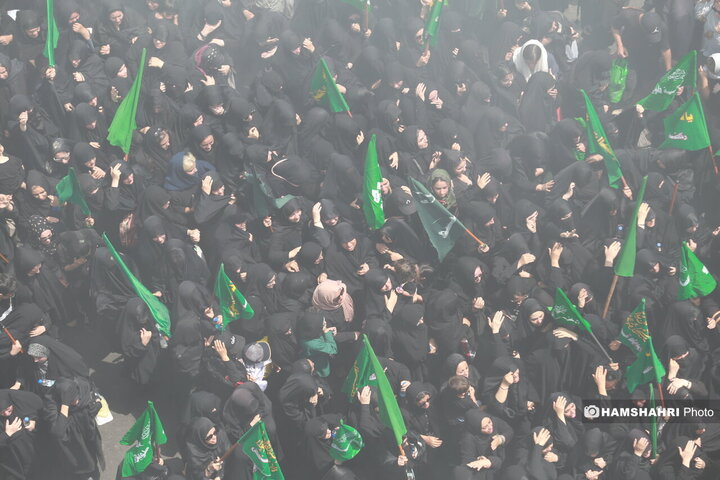 مراسم عزاداری روز عاشورا - چهارراه گلوبندک