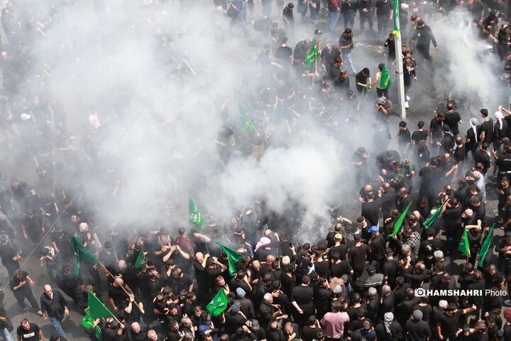 مراسم عزاداری روز عاشورا - چهارراه گلوبندک