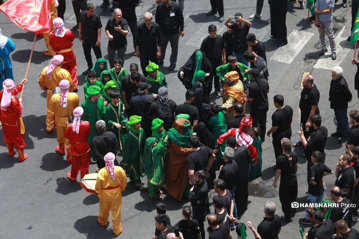 مراسم عزاداری روز عاشورا - چهارراه گلوبندک