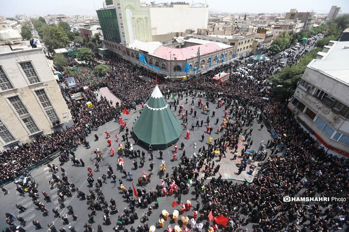 مراسم عزاداری روز عاشورا - چهارراه گلوبندک