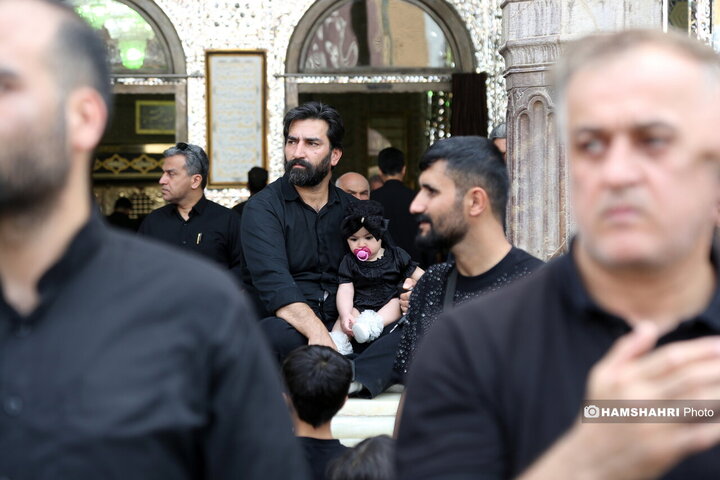 عزاداری روز عاشورا در حرم شاه عبدالعظیم