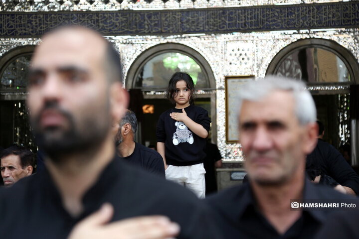 عزاداری روز عاشورا در حرم شاه عبدالعظیم