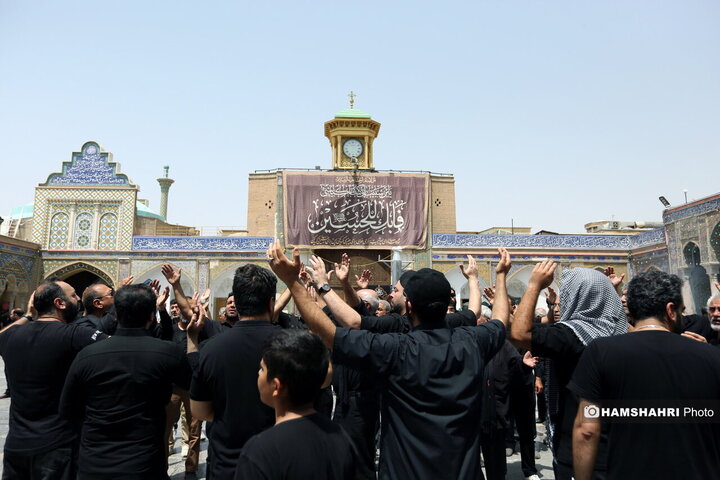 عزاداری روز عاشورا در حرم شاه عبدالعظیم