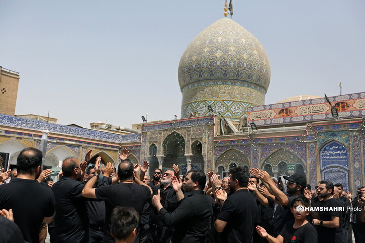 عزاداری روز عاشورا در حرم شاه عبدالعظیم