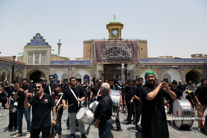 عزاداری روز عاشورا در حرم شاه عبدالعظیم