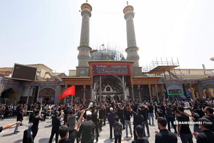 عزاداری روز عاشورا در حرم شاه عبدالعظیم