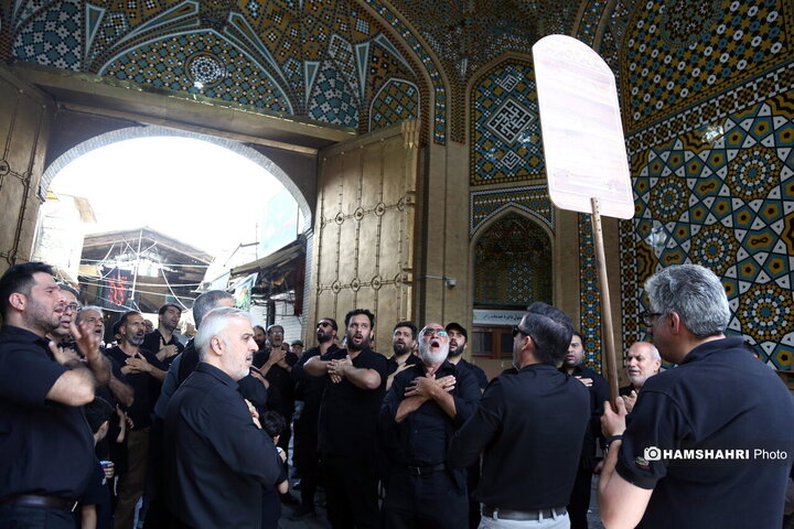 عزاداری روز عاشورا در حرم شاه عبدالعظیم