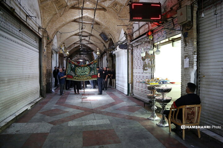 عزاداری روز عاشورا در حرم شاه عبدالعظیم
