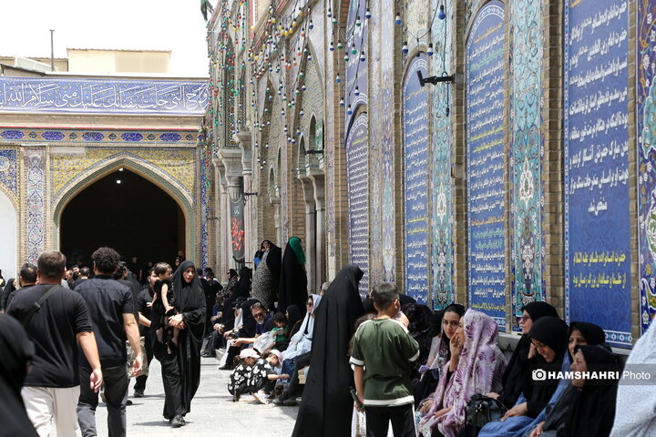 عزاداری روز عاشورا در حرم شاه عبدالعظیم