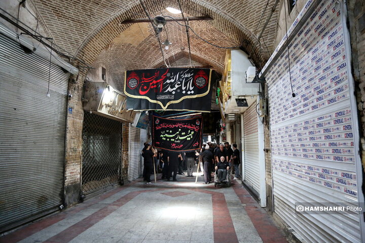 عزاداری روز عاشورا در حرم شاه عبدالعظیم