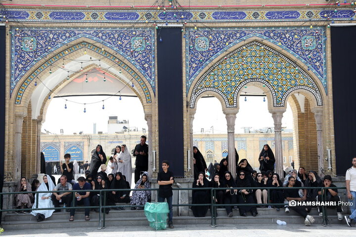 عزاداری روز عاشورا در حرم شاه عبدالعظیم