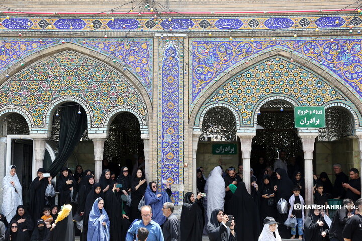 عزاداری روز عاشورا در حرم شاه عبدالعظیم