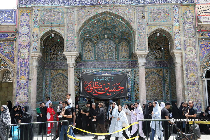 عزاداری روز عاشورا در حرم شاه عبدالعظیم
