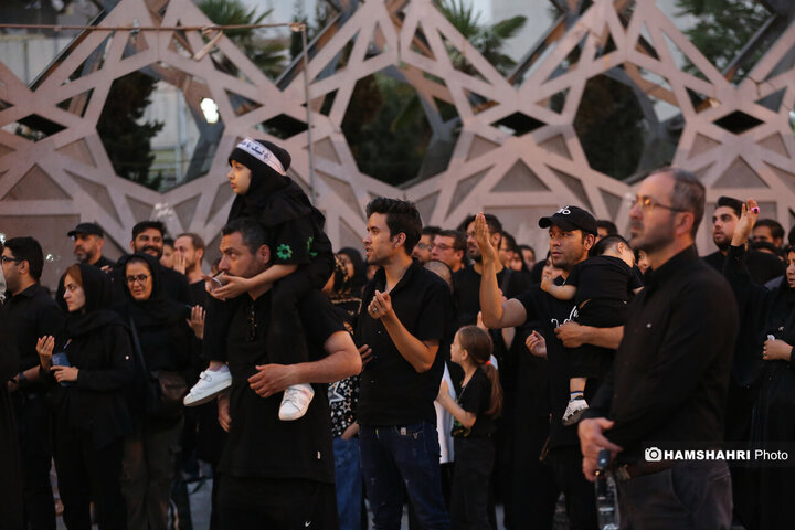 خیمه سوزان عصر عاشورا در میدان امام حسین (ع)