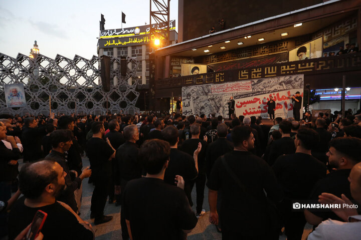 خیمه سوزان عصر عاشورا در میدان امام حسین (ع)