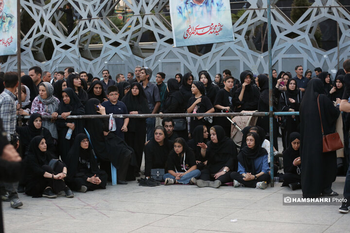 خیمه سوزان عصر عاشورا در میدان امام حسین (ع)