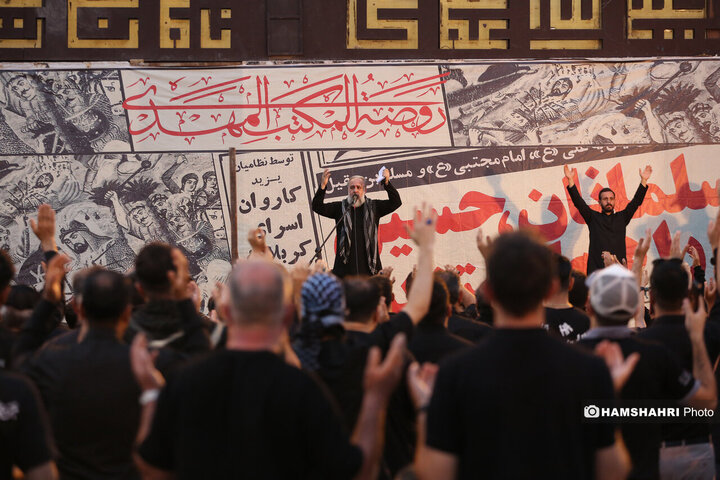 خیمه سوزان عصر عاشورا در میدان امام حسین (ع)