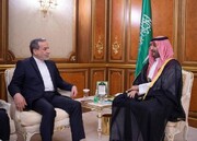 دیدار عباس عراقچی با ولی‌عهد عربستان سعودی در جده + ویدئو