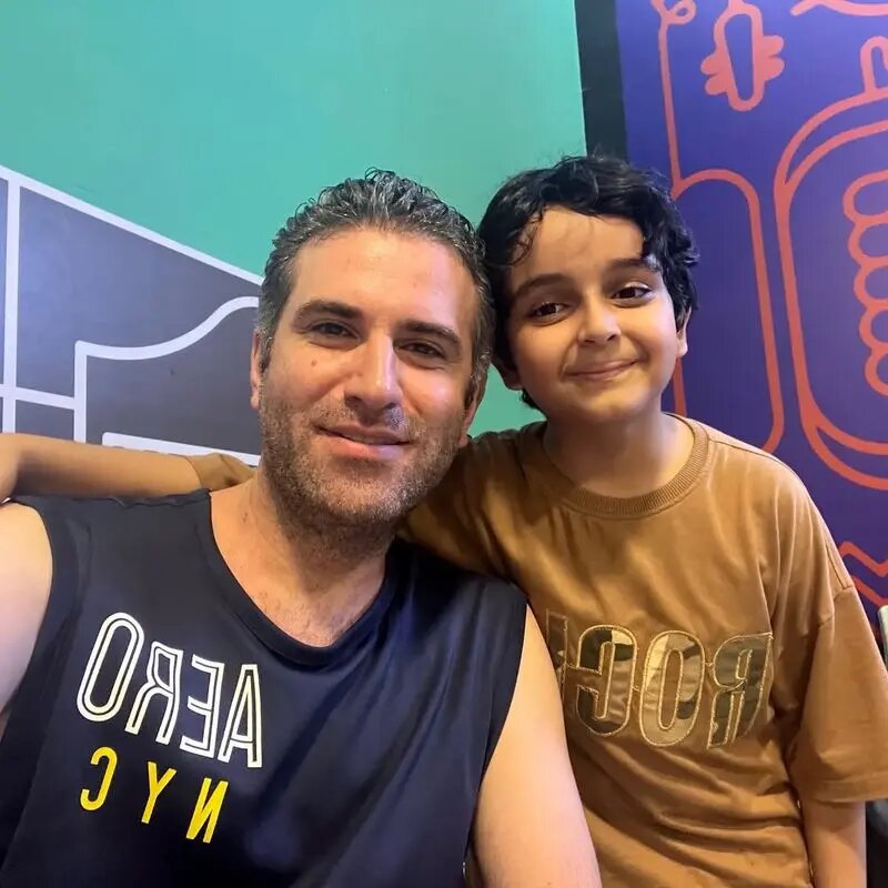 سلفی جدید هوتن شکیبا و بازیگر وحشی | عکس