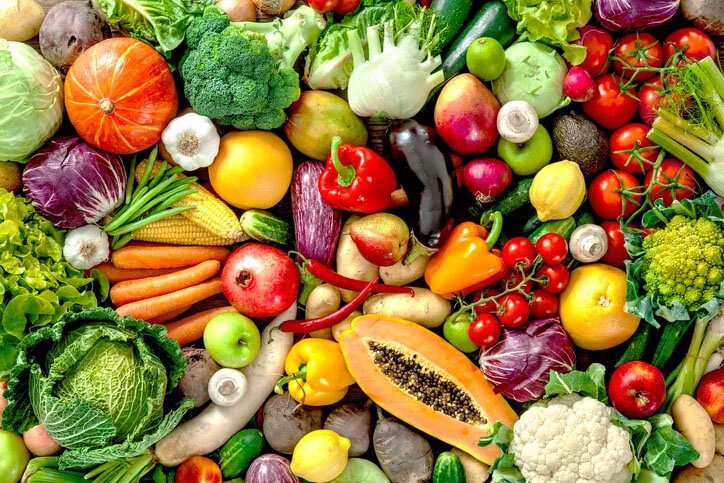 رژیم غذایی سالم گیاهی برای بیماری التهابی روده vegetables