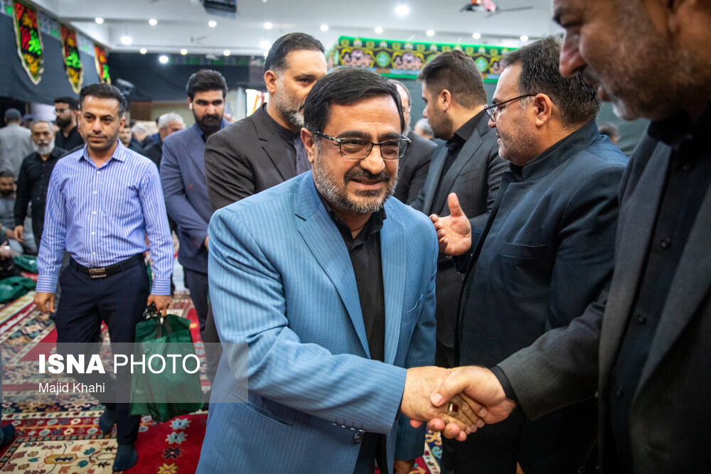 حضور سعید مرتضوی در مراسم گرامیداشت شهدای حمله اسرائیل به زندان اوین | تصاویر