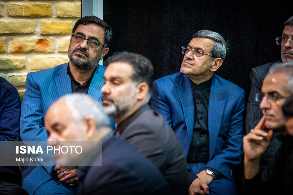 حضور سعید مرتضوی در مراسم گرامیداشت شهدای حمله اسرائیل به زندان اوین | تصاویر