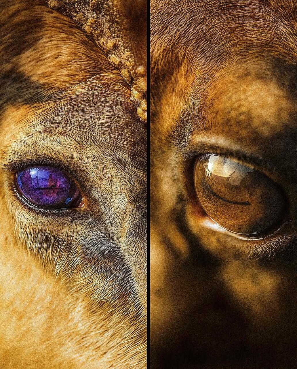 راز تغییر رنگ چشمها برای بقا در طبیعت | عکس