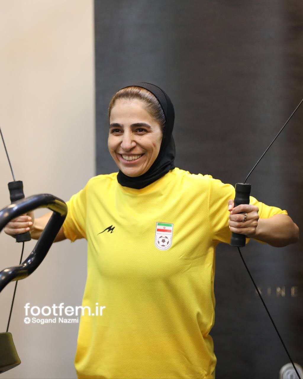 تمرینات تیم ملی زنان فوتسالیست در باشگاه بدنسازی | تصاویر