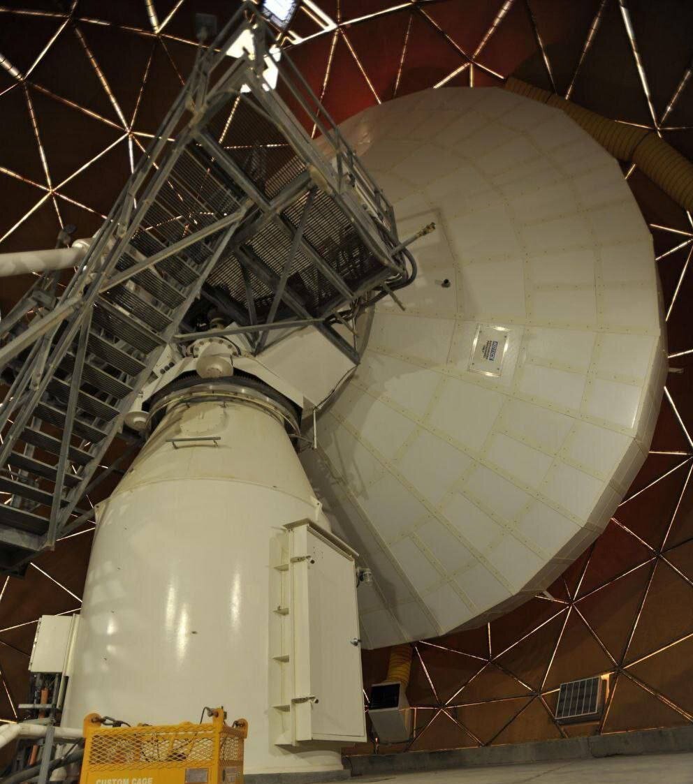 تصویری از فضای داخلی رادار نابود شده آمریکاییها در قطر