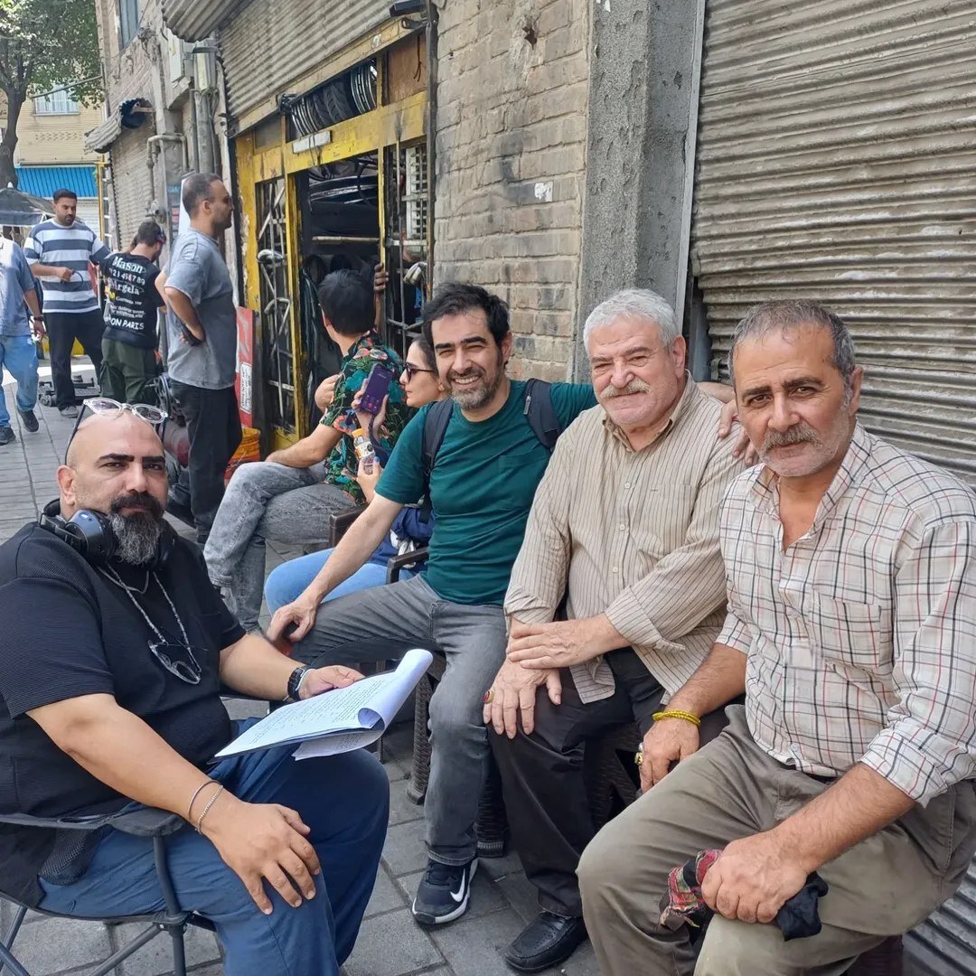 شهاب حسینی در پشت صحنه یک سریال جدید + تصاویر