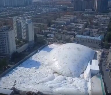 راه حل عجیب چینیها برای فرار از گرد و غبار