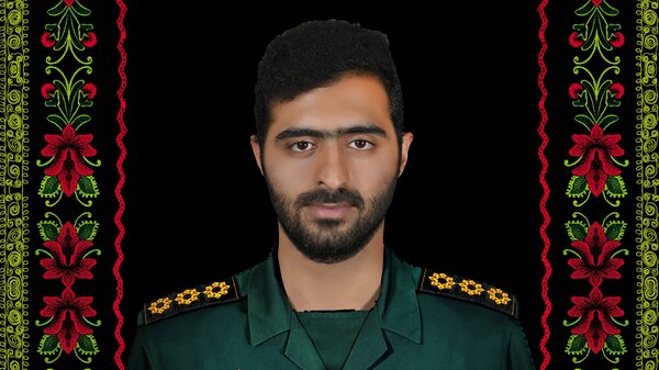 والله قسم که تا آخرین قطره خون پای امام خامنهای عزیز ایستادهایم + ویدئو | رجزخوانی همسر دهه هشتادی شهید علیرضایی
