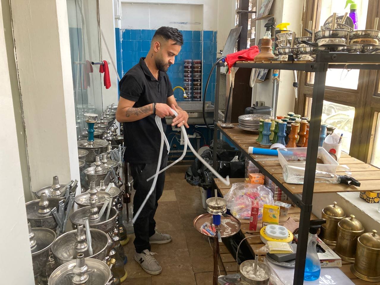 مهندس چاق کردن قلیان