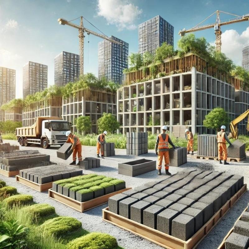 یک پروژه نوآورانه برای ساختمانسازی پایدار با پایان سیمانهای آلاینده