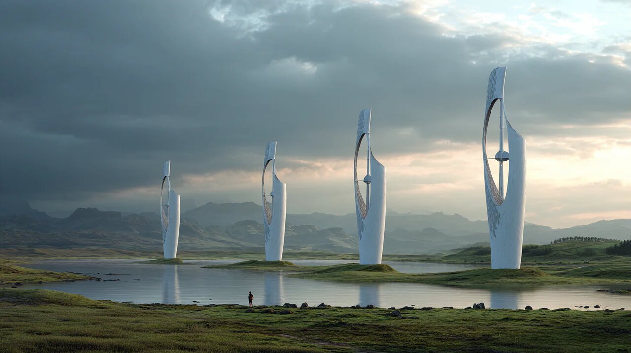 انقلاب در بهرهوری از انرژی شهری | طراحی جدید برای توربینهای بادی بدون پره