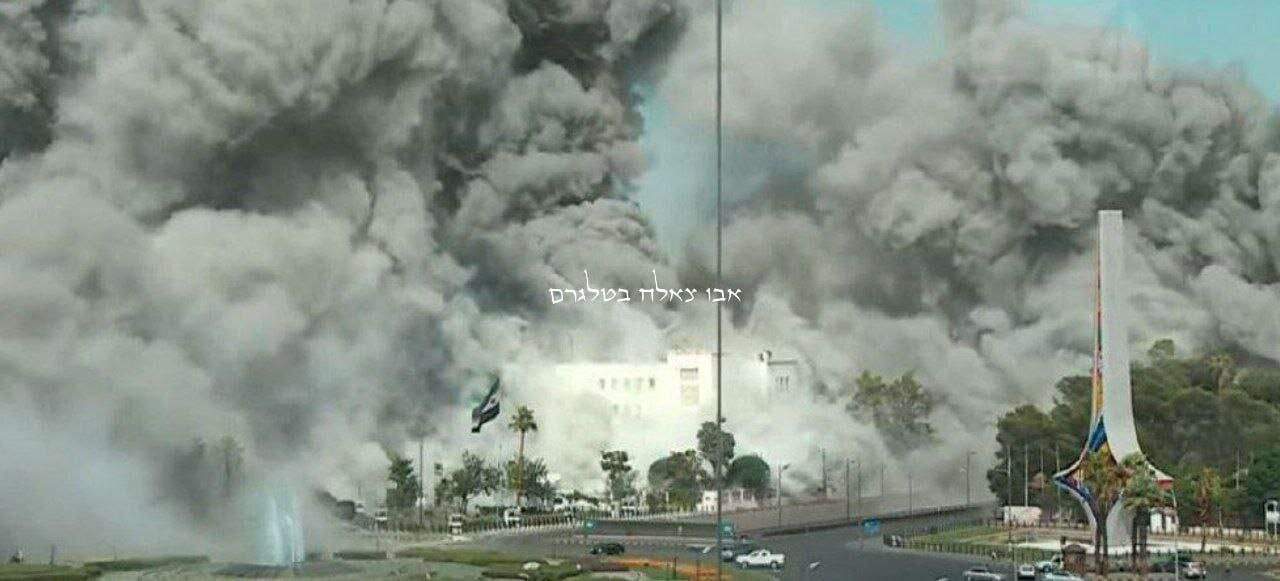 جدیدترین تصاویر از ستاد کل ارتش تحریرالشام در دمشق پس از حملات جنگندههای رژیم صهیونیستی