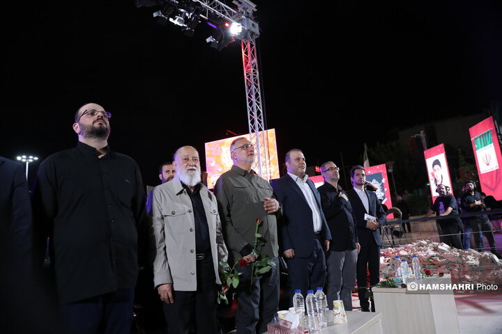 مراسم گرامیداشت شهدای جنگ اسراییل