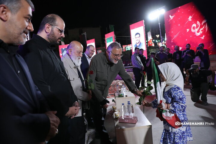 مراسم گرامیداشت شهدای جنگ اسراییل