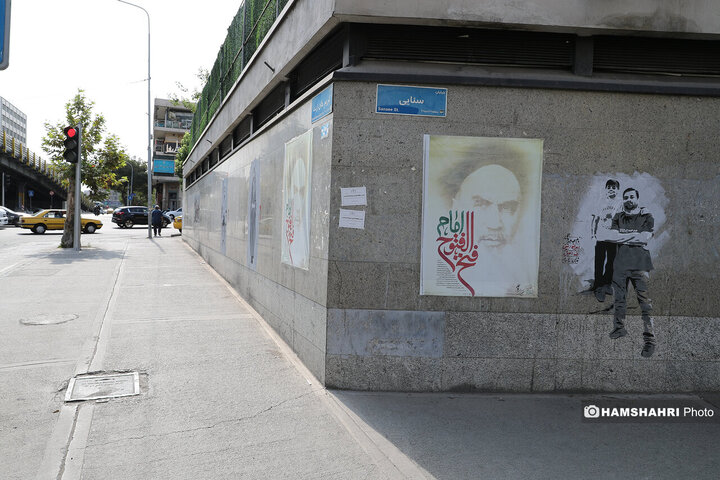 نقاشی شهدای جنگ دوازده روزه بر دیوارهای معابر