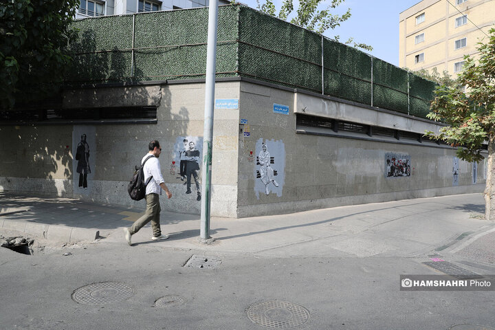 نقاشی شهدای جنگ دوازده روزه بر دیوارهای معابر