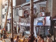 تصاویر جدید از محل انفجار یک ساختمان در رشت | ویدئو