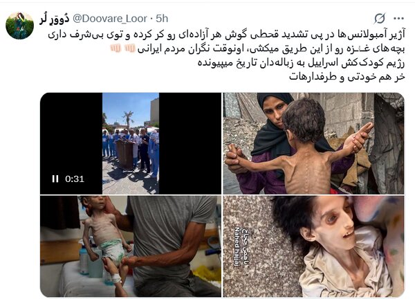 پاسخ ایرانی‌ها به ادعای آبکی وزیر انرژی اسرائیل + عکس | شده خاک وطنمون رو می خوریم ولی...
