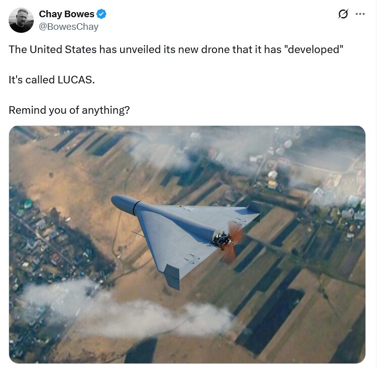 این عکس شما را به یاد چیزی نمیاندازد؟ + تصاویر | واکنش جالب به سوال خبرنگار ایرلندی با تصویری از پهپاد آمریکایی لوکاس