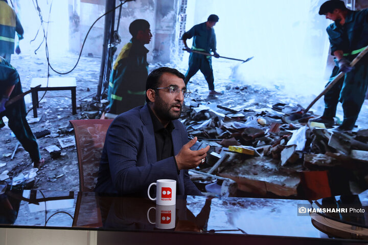 روایت شهردار ناحیه 3 منطقه 2 از محل اصابت موشکها در جنگ