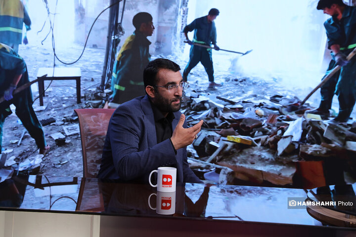 روایت شهردار ناحیه 3 منطقه 2 از محل اصابت موشکها در جنگ